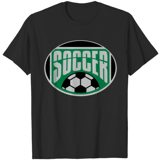 Discover Soccer hobby sport sign T-shirt