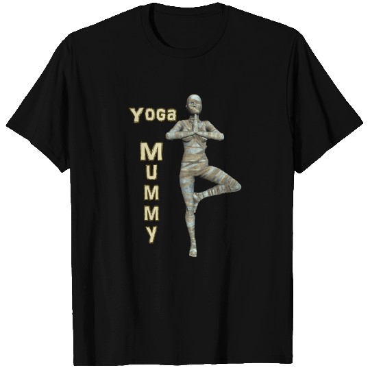 Yoga Mummy Tree Pose T-shirt