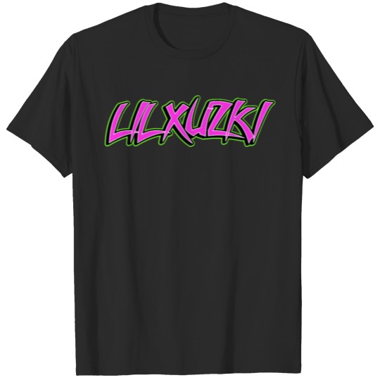 Discover LiL Xuzki Logo Pink T-shirt