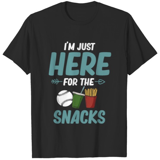 Discover Baseball Snack Food Humor T-shirt