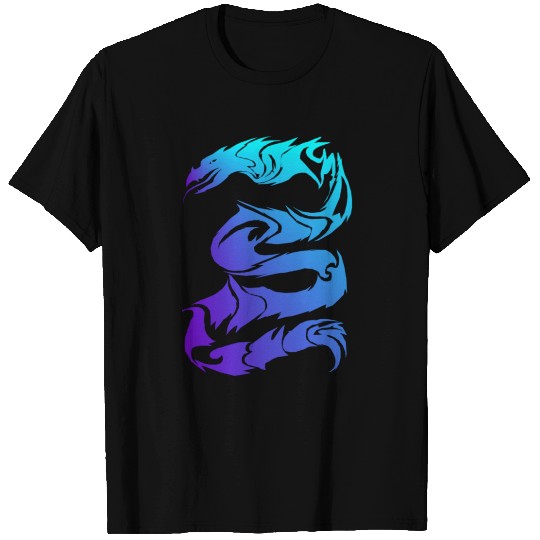 Sharp Blue Dragon T-shirt
