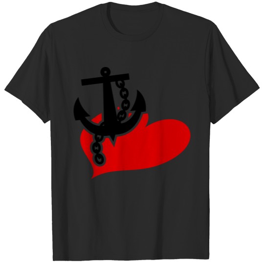 Discover ANCHOR LOVE the navy T-shirt