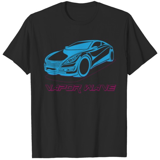 Discover Vapor Wave Car T-shirt