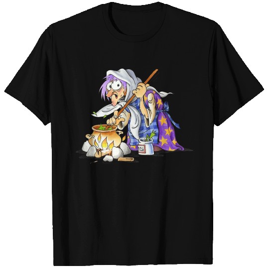 Purple Halloween Witch T-shirt