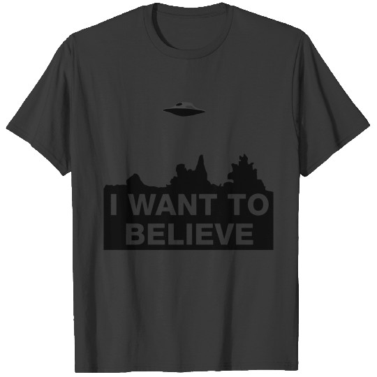 I WANT TO BELIEVE T-shirt