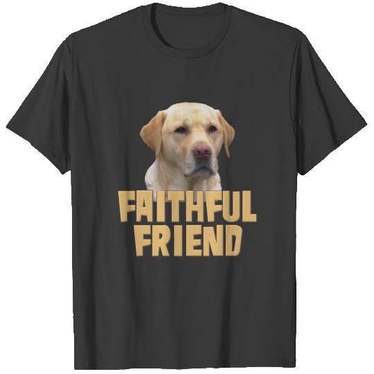 Yellow Lab Faithful Friend T-shirt