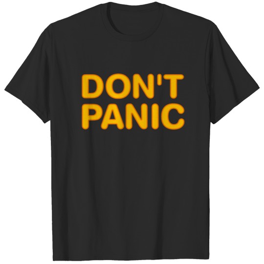 Don't Panic (Hitchhikers Guide to the Galaxy) T-shirt