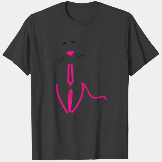 pink panther slim fit tshirt T-shirt