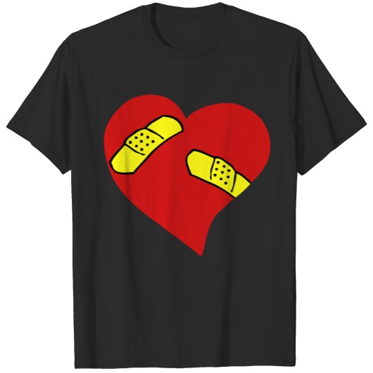 Discover Patched heart T-shirt