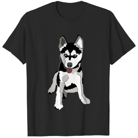 Discover Love Husky Alaskan Alaska Puppy T-shirt T-shirt