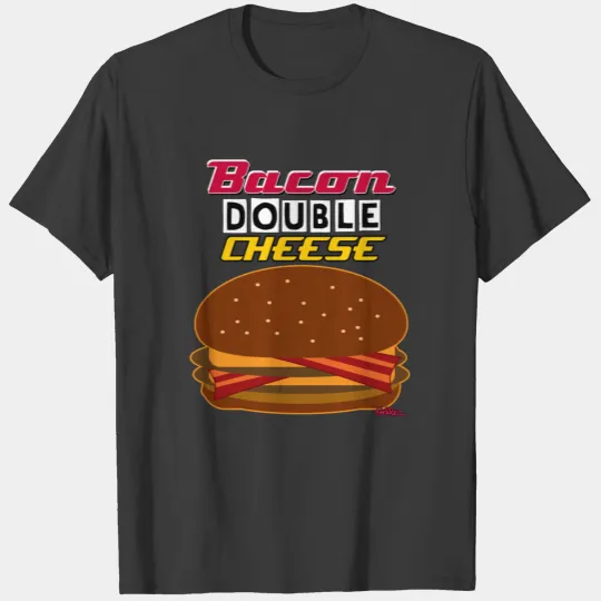 Bacon Double Cheese Combo T-shirt