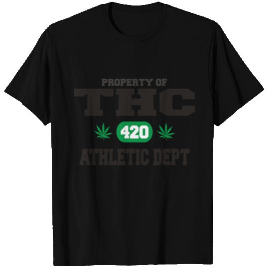 Marijuana THC Athletic Dept T-shirt