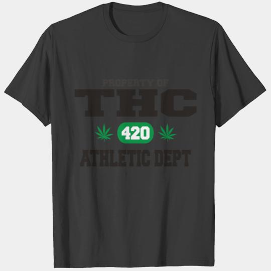 Marijuana THC Athletic Dept T-shirt