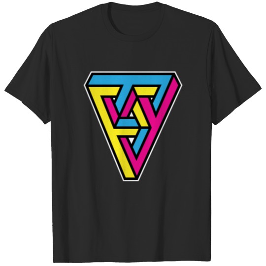 Discover CMYK Triangle T-shirt