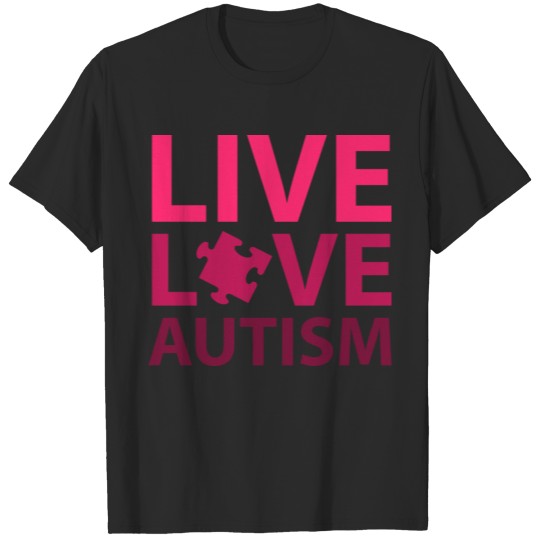 Discover Live Love Autism T-shirt
