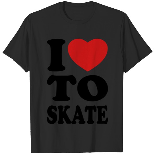 Discover I love to skate T-shirt