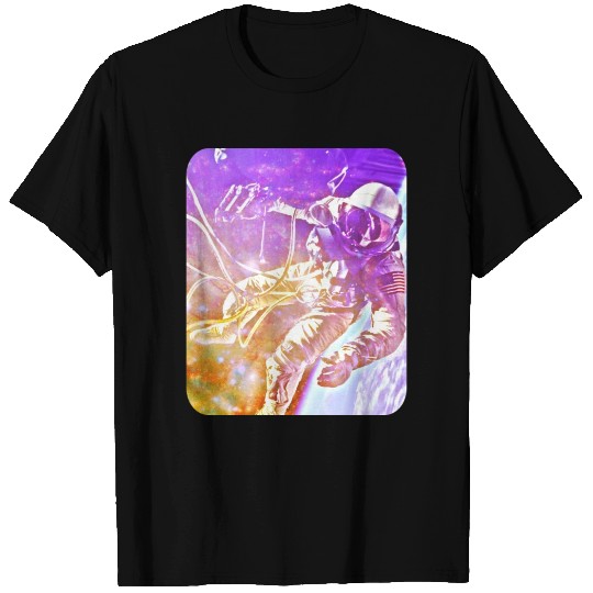 Astronaut - Space - NASA - Art - Universe - Stars T-shirt