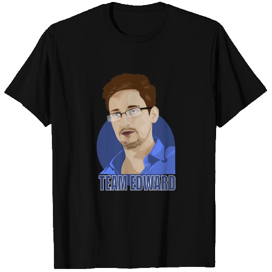 team edward, edward snowden T-shirt