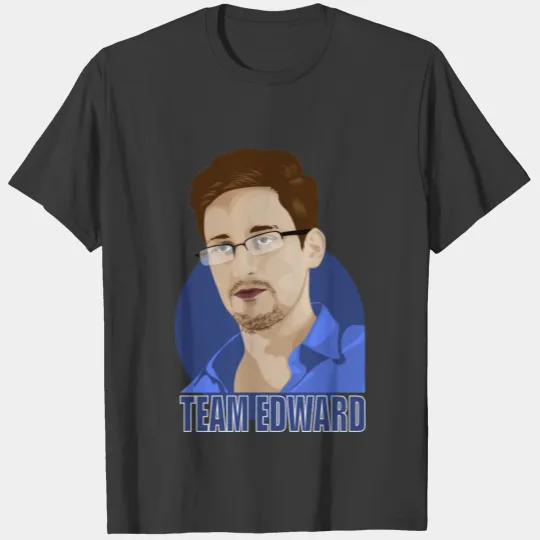 team edward, edward snowden T-shirt