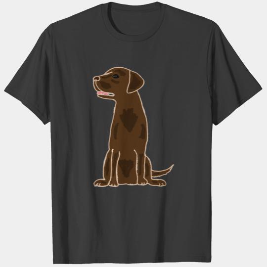 Fun Chocolate Labrador Retriever Dog T-shirt