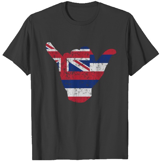 Flag of Hawaii Hang Loose T-shirt