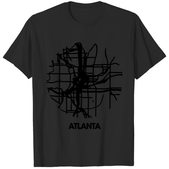 Discover atlanta map T-shirt