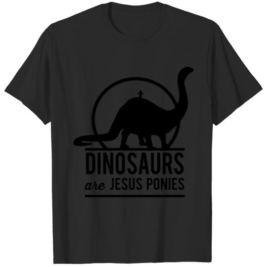 Dinosaurs are Jesus Ponies T-shirt