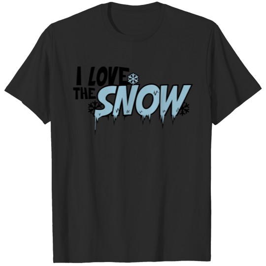 Discover I love the snow T-shirt
