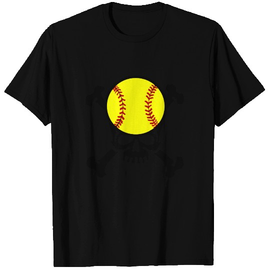 Softball Skull T-shirt