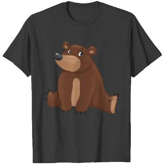 cool brown bear T-shirt
