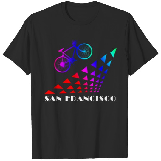 Discover Bicycle Bike San Francisco T-shirt