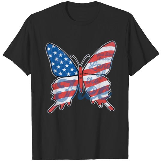 Patriotic Butterfly T-shirt