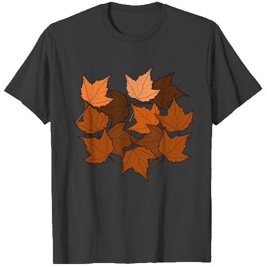 maple leaves T-shirt