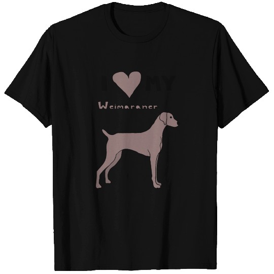 i heart my weimaraner T-shirt