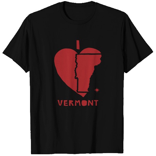 i heart Vermont (red) T-shirt