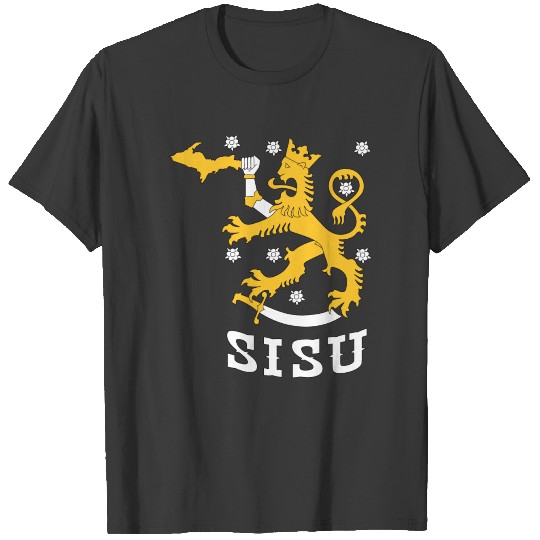 Sisu U.P. Upper Peninsula Yooper Shirt Tee T-Shirt T-shirt