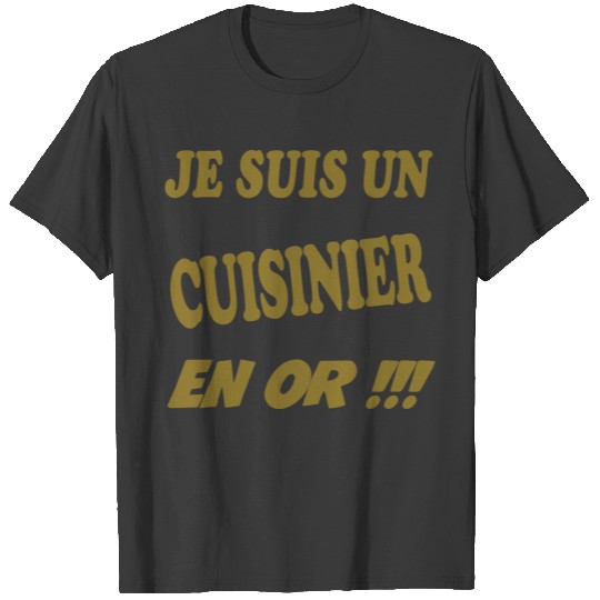 COOK / CUISINIER / CHIEF / CHEF / DAD / BOSS / T-shirt