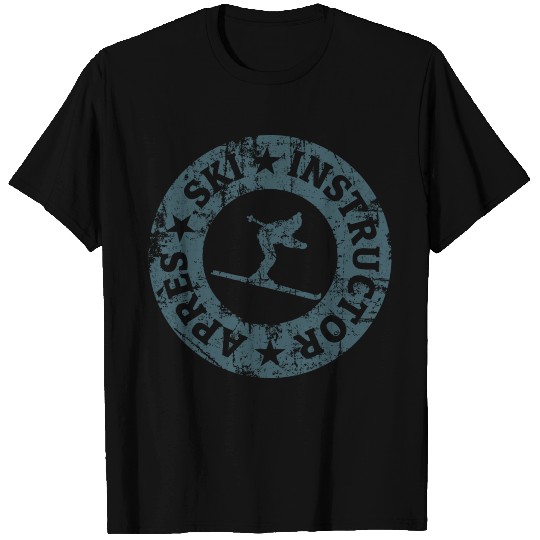 Après-Ski Instructor Seal (Vintage Dark Blue) T-shirt