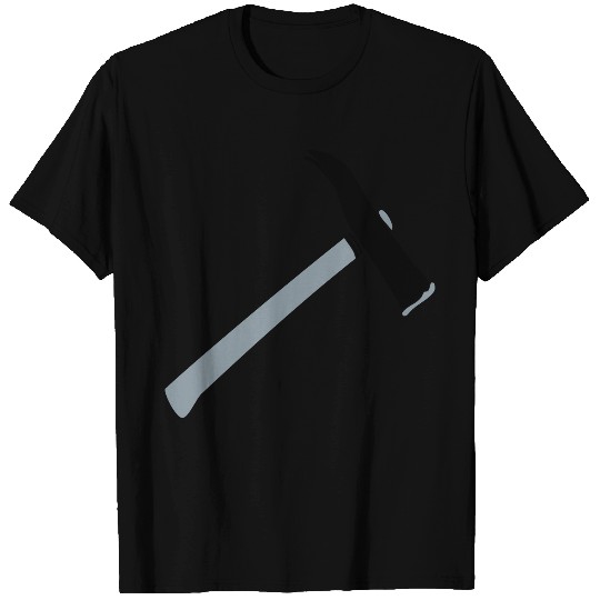 hammering nail hammer handyman craftsman cut small T-shirt