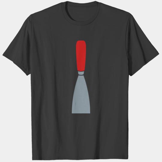 scraping spatula scrape cement clay work scraper s T-shirt