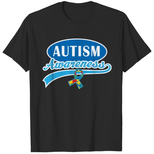 Discover Autism Awareness Puzzle Ribbon T-shirt
