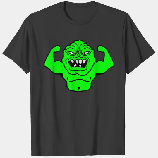 monster bodybuilder muscles strong man Muckis hulk T-shirt