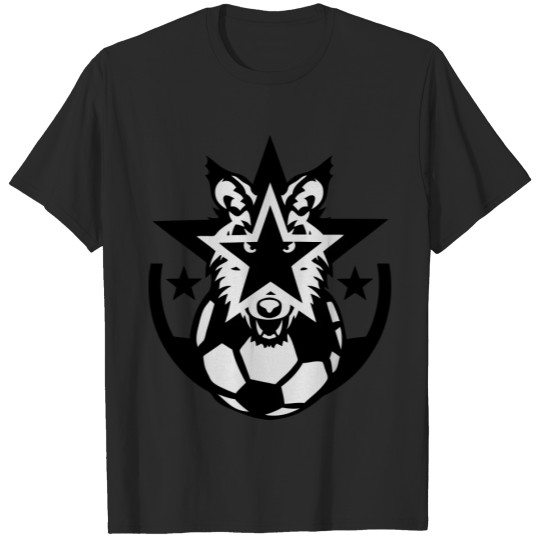 Discover soccer werewolf wolf logo sports T-shirt