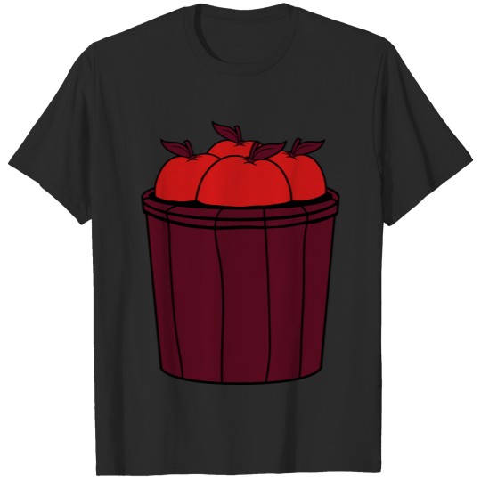 Discover apfelernte bucket pick collect food bauerngarten m T-shirt