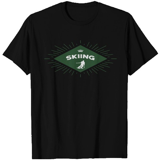 Skiing Snowboarding Ski Snowboard Winter Sport T-shirt