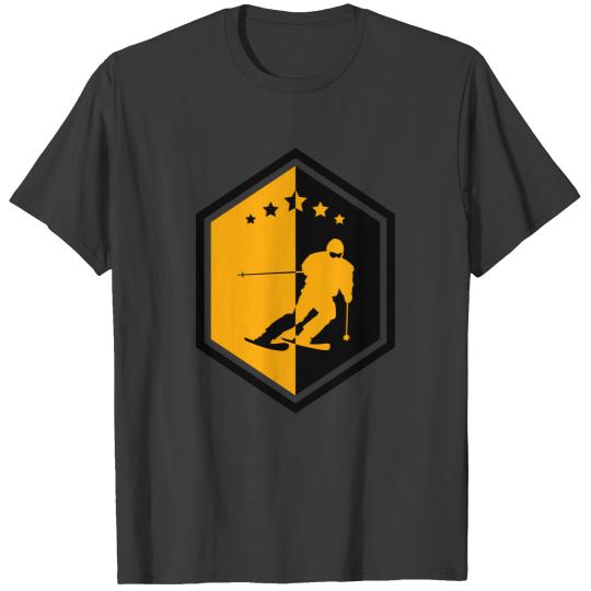 Skiing Snowboarding Ski Snowboard Winter Sport T-shirt