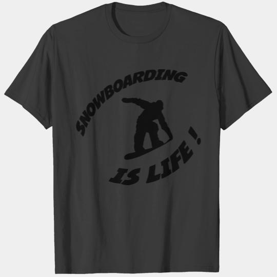 Skiing Snowboarding Ski Snowboard Winter Sport T-shirt