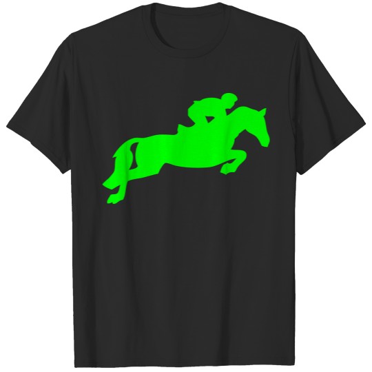 Discover horse jumping mounted 2 T-shirt
