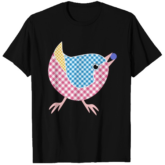 Gingham Bird T-shirt