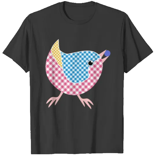 Gingham Bird T-shirt